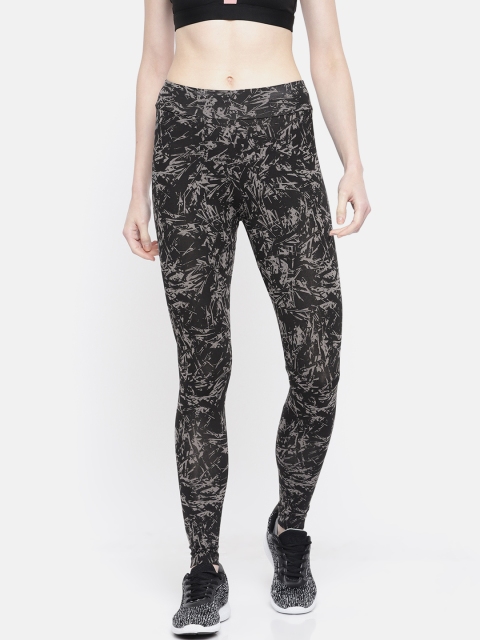 

Puma Women Black Printed Tight Fit KA AOP Tights