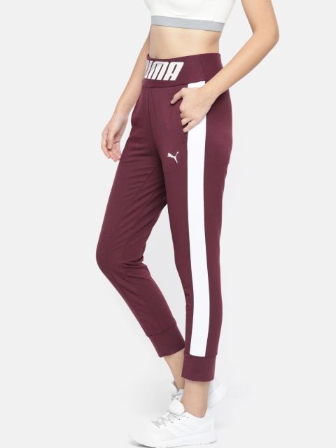 

Puma Women Burgundy Solid MODERN SPORT dryCELL Joggers