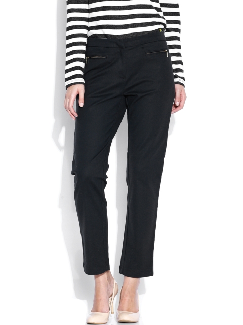 

United Colors of Benetton Black Slim Fit Trousers