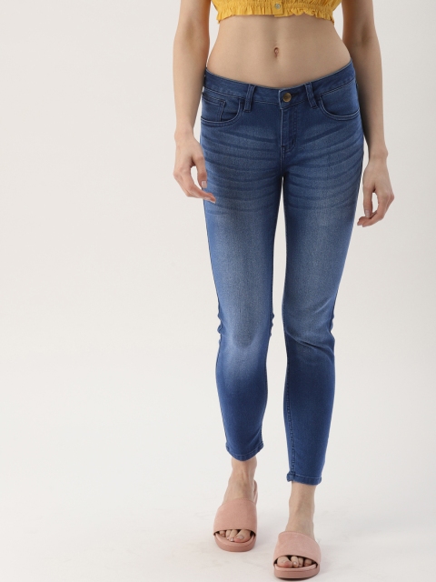 

Ms.Taken Women Blue Skinny Fit Mid-Rise Clean Look Stretchable Jeans