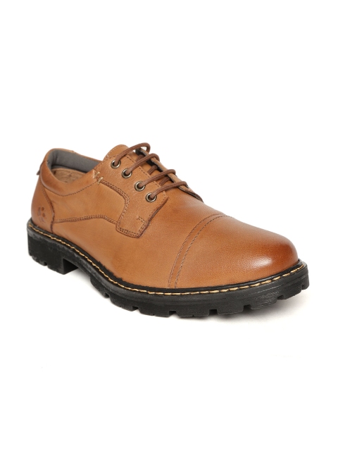 

LEO CLAWS Men Brown Leather Semiformal Derbys