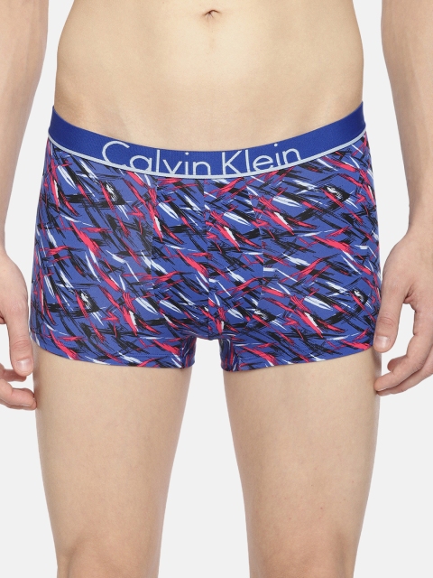 

Calvin Klein Underwear Men Blue Printed Low Rise Trunk NU86338BC