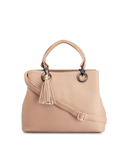

LEGAL BRIBE Women Beige Solid Handheld Bag, Khaki