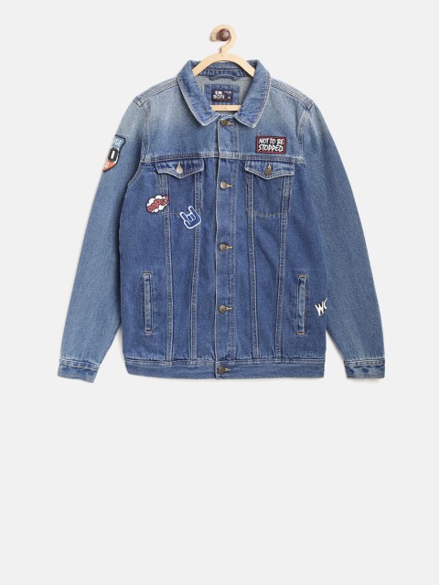 

Flying Machine Boys Blue Washed Denim Jacket