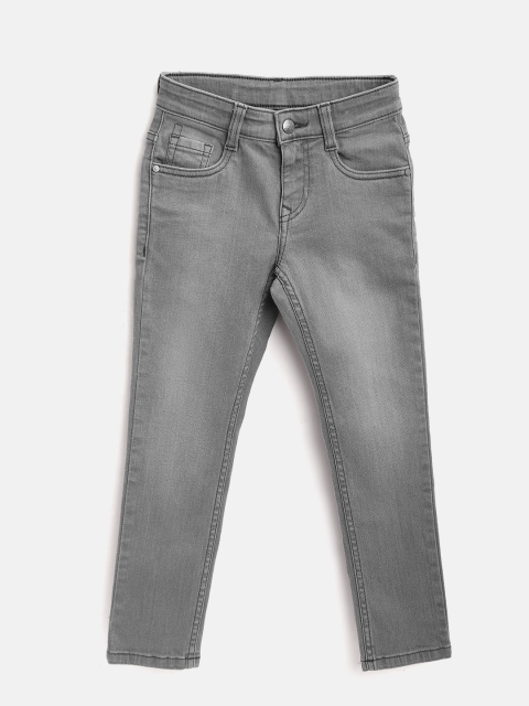 

Flying Machine Boys Grey Skinny Fit Mid-Rise Clean Look Stretchable Jeans