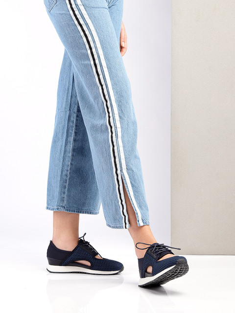 

Mast & Harbour Women Navy Blue Sneakers