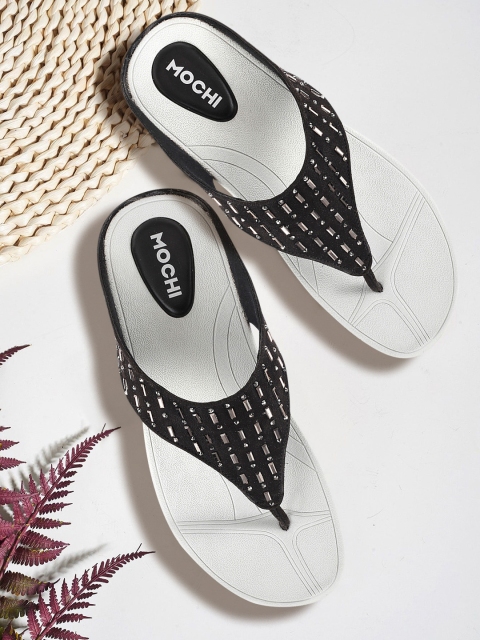 

Mochi Women Black Embellished Heels