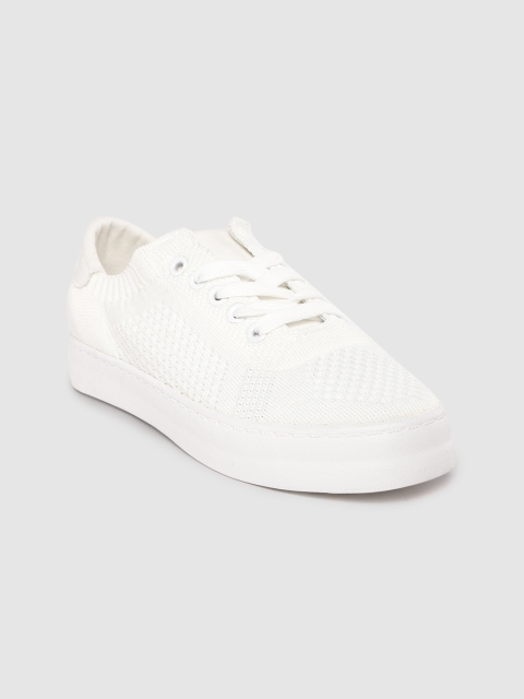 

Allen Solly Women White Woven Design Sneakers