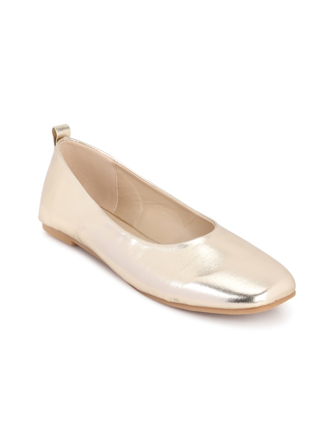 

Allen Solly Women Gold-Toned Solid Ballerinas