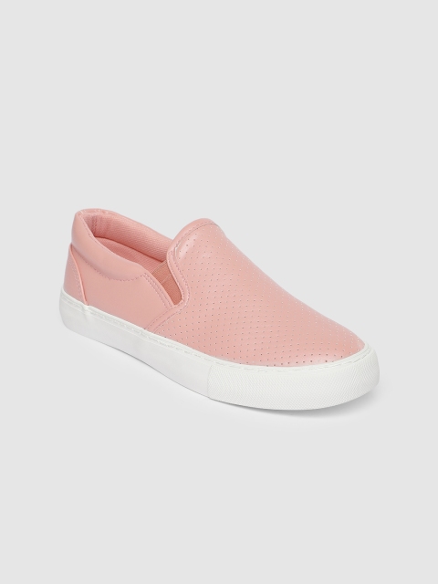 

Allen Solly Women Pink Slip-On Sneakers
