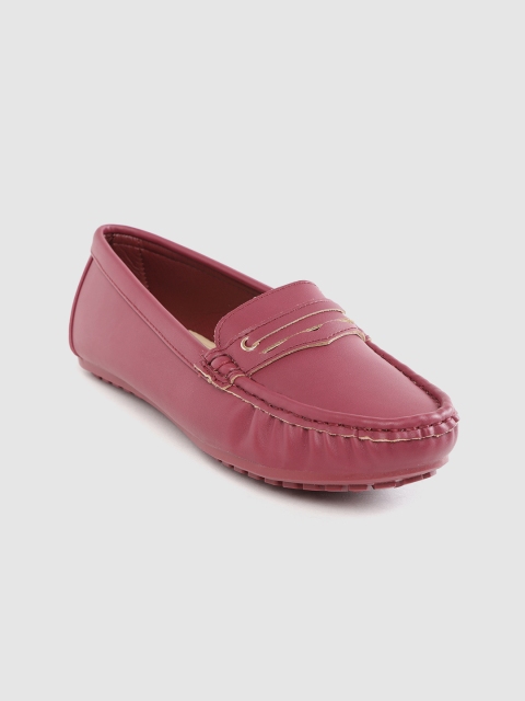 

Allen Solly Women Maroon Penny Loafers