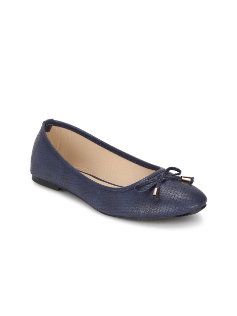 

Allen Solly Women Blue Textured Ballerinas
