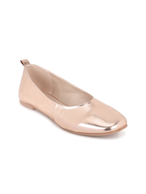 

Allen Solly Women Rose Gold Solid Ballerinas