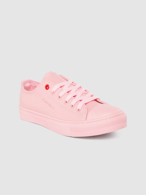 

Allen Solly Women Pink Solid Sneakers