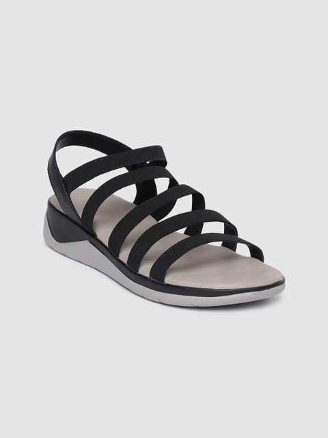 

Tresmode Women Black Solid Open Toe Flats