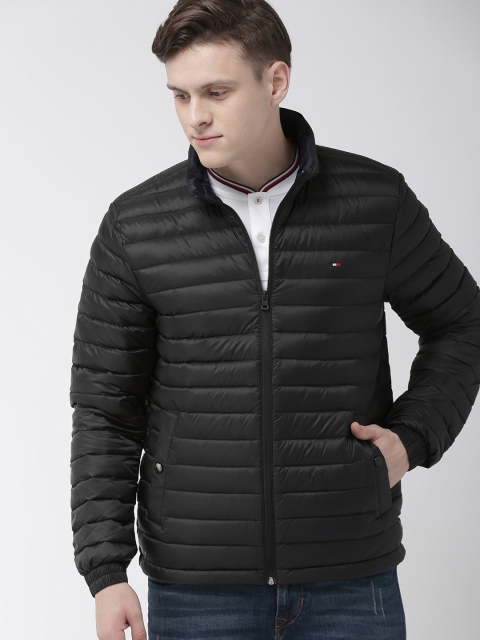 

Tommy Hilfiger Men Black Solid Puffer Jacket