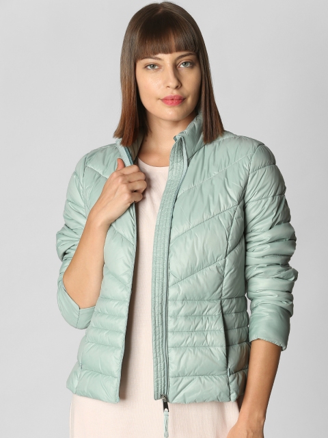 

Vero Moda Women Green Solid Lightweight Puffer Jacket