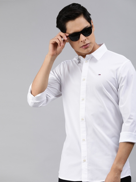 

Tommy Hilfiger Men White Slim Fit Casual Shirt