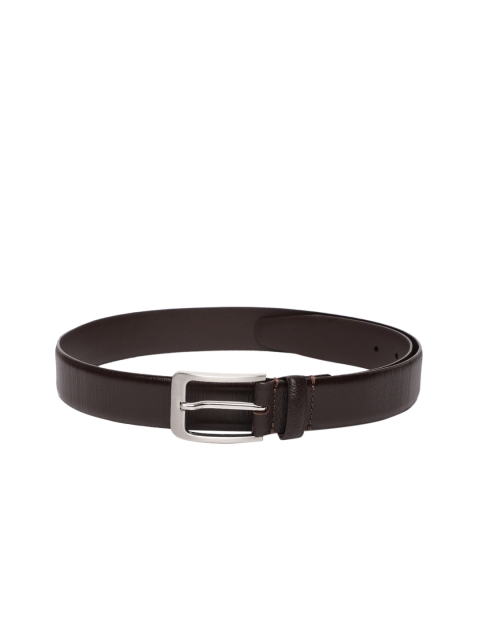 

Allen Solly Men Brown Textured Leather Belt