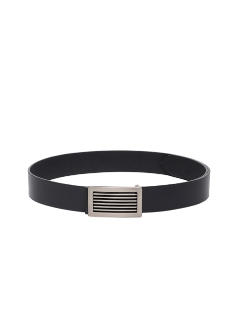 

Allen Solly Men Navy Blue Solid Leather Belt