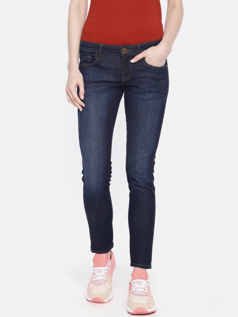 

Wrangler Women Blue Skinny Fit Low-Rise Clean Look Stretchable Jegging Jeans