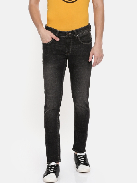 

SPYKAR Men Black Super Skinny Fit Low-Rise Clean Look Stretchable Jeans