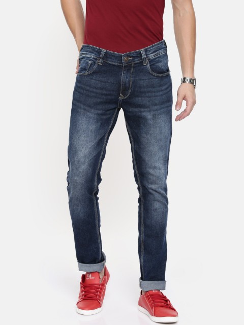 

SPYKAR Men Blue Skinny Fit Low-Rise Clean Look Stretchable Jeans