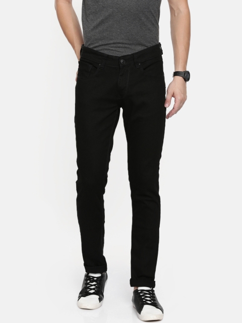 

SPYKAR Men Black Skinny Fit Low-Rise Clean Look Stretchable Jeans