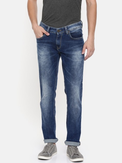 

SPYKAR Men Blue Skinny Fit Low-Rise Clean Look Stretchable Jeans