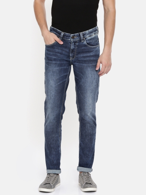 

SPYKAR Men Blue Skinny Fit Low-Rise Clean Look Stretchable Jeans