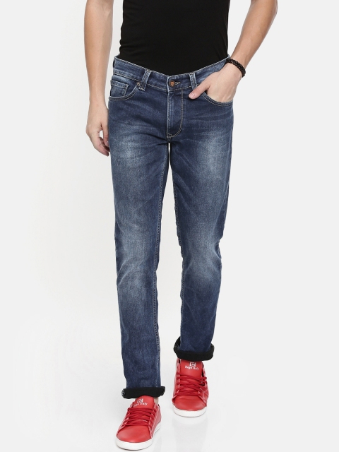 

SPYKAR Men Blue Rover Slim Fit Low-Rise Clean Look Stretchable Jeans
