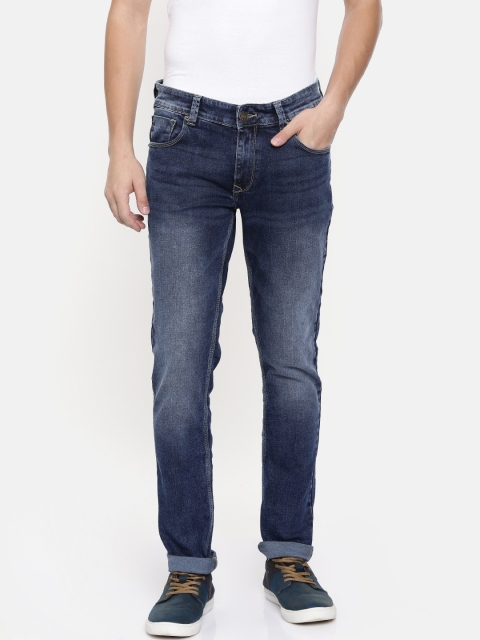 

SPYKAR Men Blue Skinny Fit Low-Rise Clean Look Stretchable Jeans