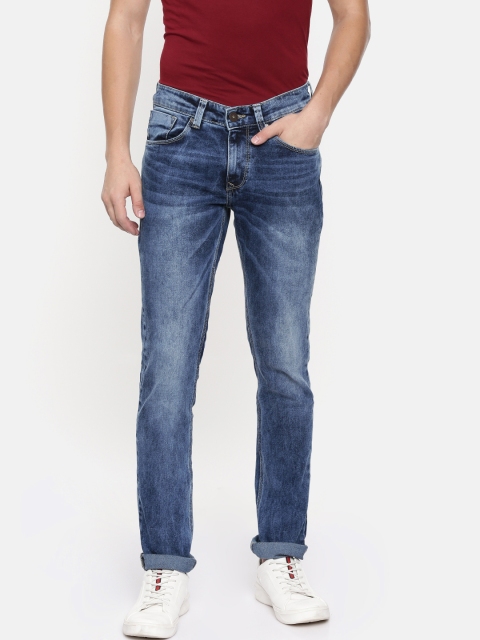 

SPYKAR Men Blue Skinny Fit Low-Rise Clean Look Stretchable Jeans