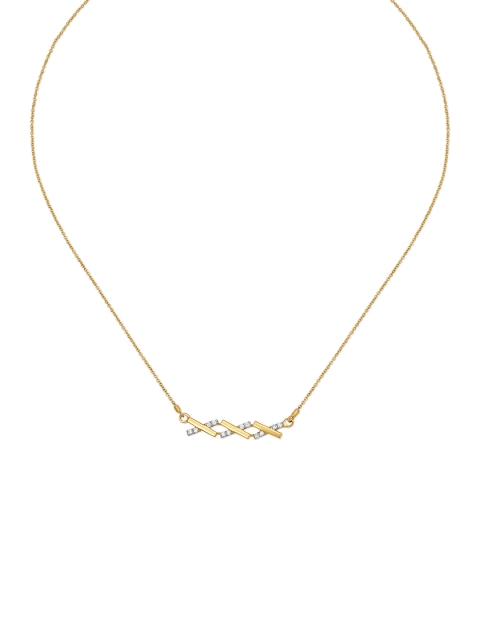 

Mia by Tanishq 14KT Yellow Gold Diamond Necklace