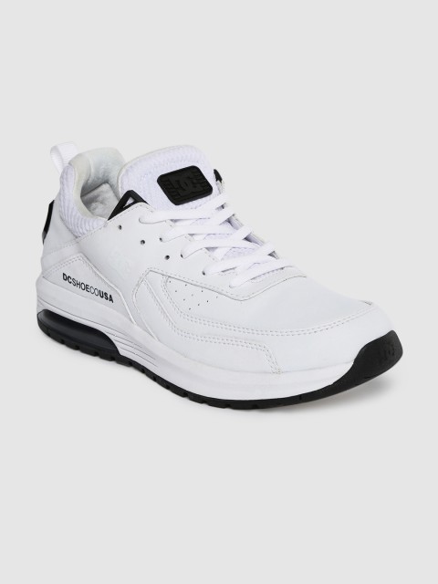 

DC Women White Vandium Se J Leather Sneakers