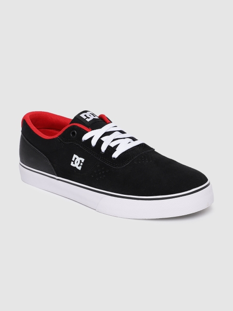 

DC Men Black Switch Suede Sneakers