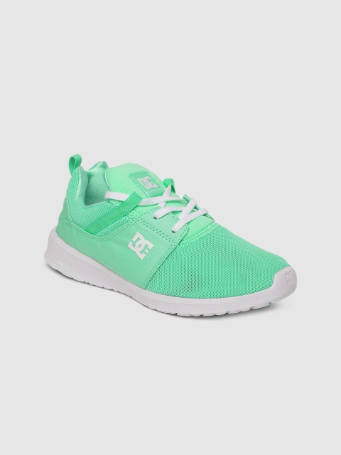 

DC Women Green Solid Sneakers