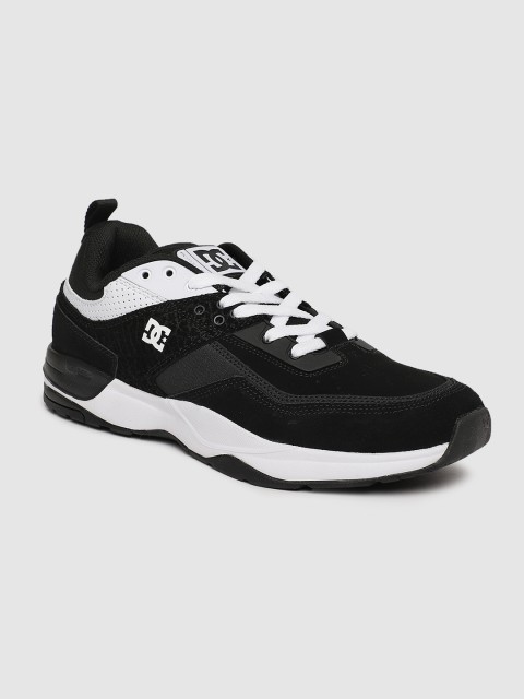 

DC Men Black Leather Sneakers