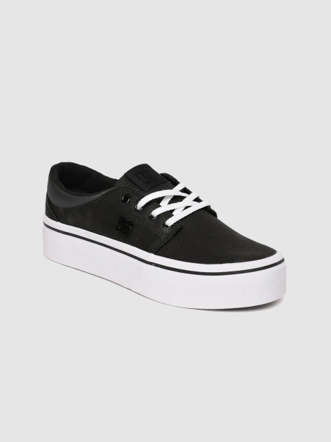 

DC Women Black Solid Sneakers