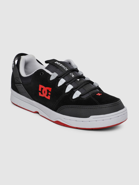 

DC Men Black Suede Sneakers