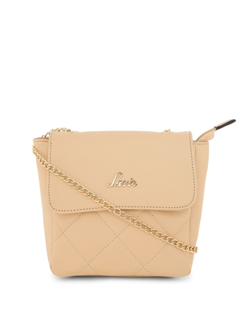 

Lavie Beige Solid Sling Bag