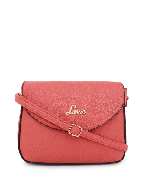

Lavie Women Pink Solid Sling Bag