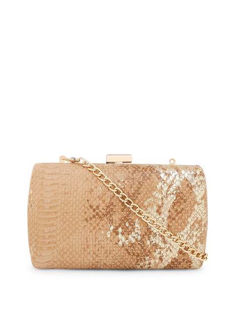 

Lavie Brown Textured Clutch