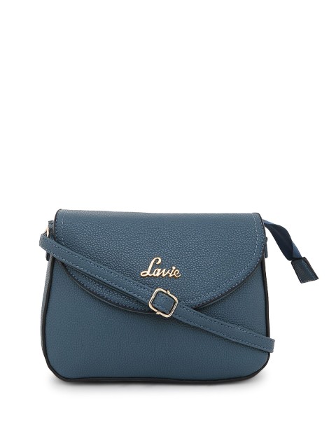 

Lavie Blue Solid Sling Bag
