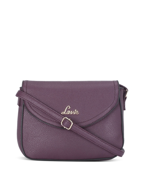 

Lavie Purple Solid Sling Bag