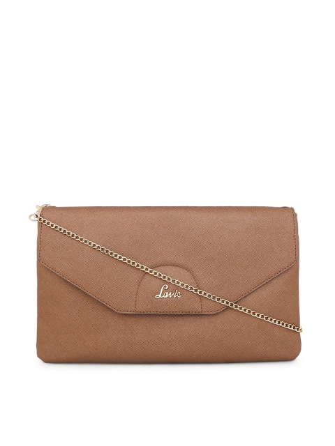 

Lavie Brown Textured Clutch