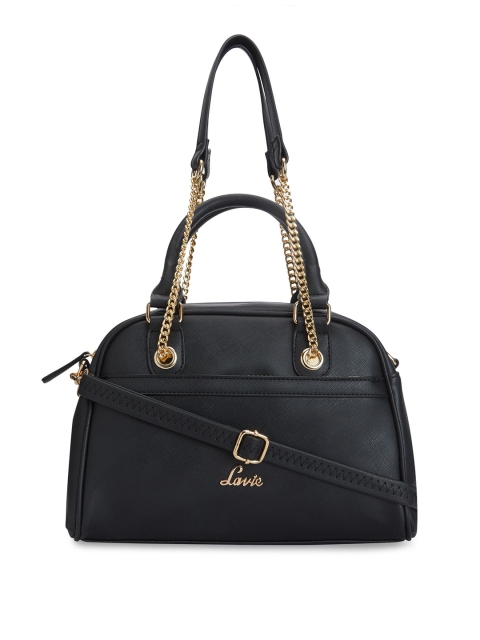 

Lavie Black Solid Handheld Bag