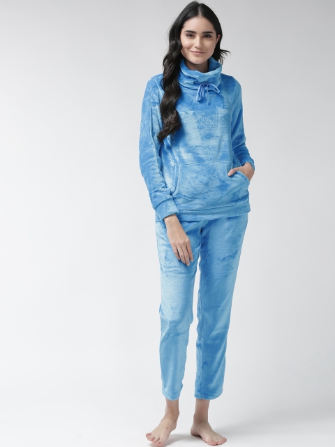 

MADAME M SECRET Women Blue Solid Night Suit S9W30590 039