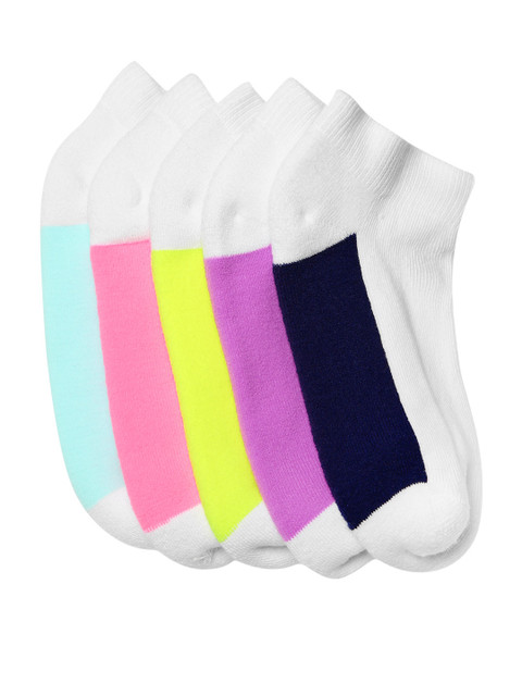 

Marks & Spencer Kids Pack of 5 Multicoloured Freshfeet Ankle Length Socks, Multi