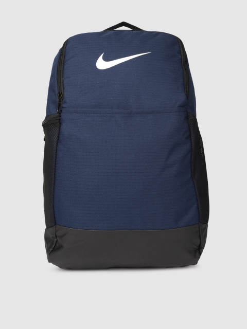 

Nike Unisex Navy Blue BRSLA Brand Logo Backpack